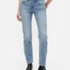 Slim Straight Jeans taille basse style années 90