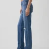 Slim Straight Jeans taille basse style années 90