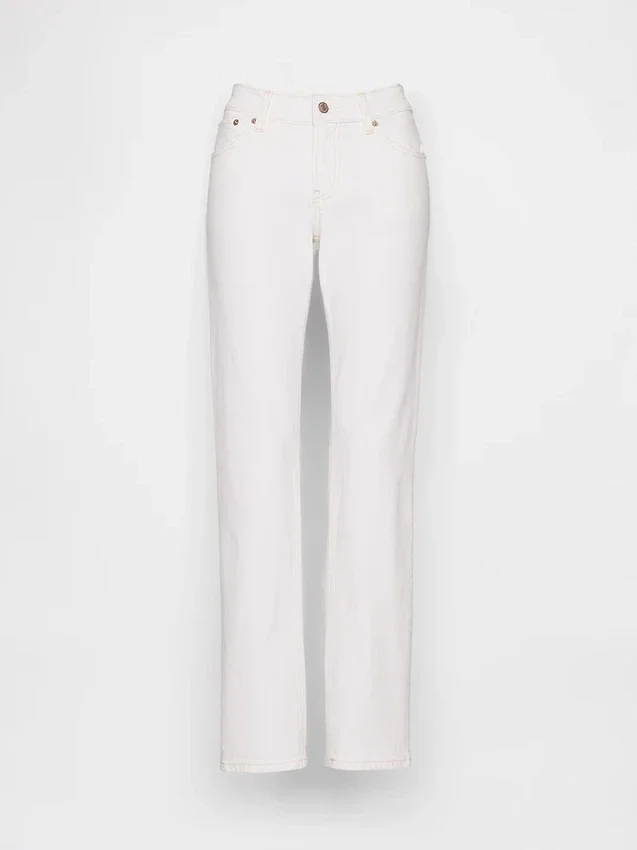 Slim Straight Jeans taille basse style années 90
