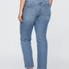 Slim Straight Jeans taille basse style années 90