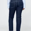 Slim Straight Jeans taille basse style années 90