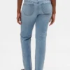 Slim Straight Jeans taille basse style années 90