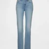 Slim Straight Jeans taille basse style années 90