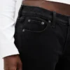 Slim Straight Jeans taille basse style années 90
