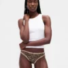 Slip bikini en coton bio extensible