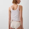Slip bikini en coton bio extensible
