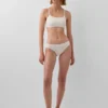 Slip bikini en coton bio extensible