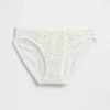 Slip bikini en coton bio extensible