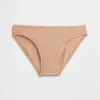 Slip bikini en coton bio extensible