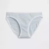 Slip bikini en coton bio extensible
