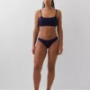 Slip bikini en coton bio extensible