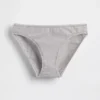 Slip bikini en coton bio extensible