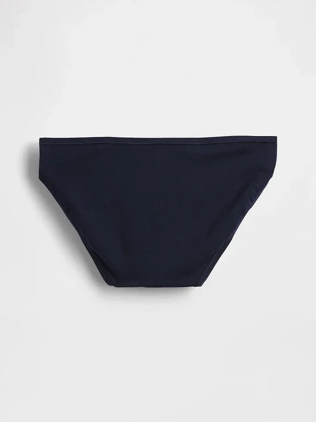 Slip bikini en coton bio extensible