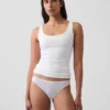 Slip bikini en coton stretch bio ultra-doux