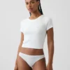 Slip bikini en coton stretch bio ultra-doux