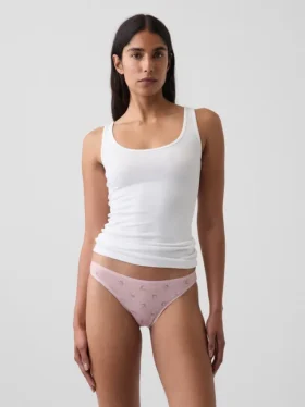 Slip bikini en coton stretch bio ultra-doux