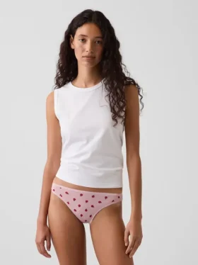 Slip bikini en coton stretch bio ultra-doux