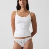 Slip bikini en coton stretch bio ultra-doux
