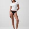 Slip bikini en coton stretch bio ultra-doux