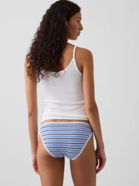 Slip bikini en coton stretch bio ultra-doux