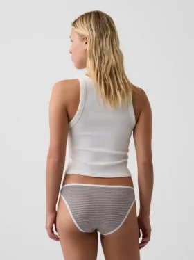 Slip bikini en coton stretch bio ultra-doux