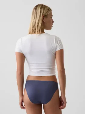 Slip bikini en coton stretch bio ultra-doux