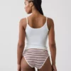 Slip bikini en coton stretch bio ultra-doux