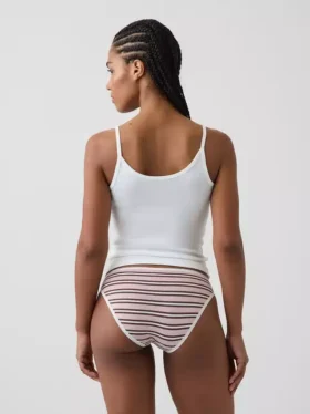Slip bikini en coton stretch bio ultra-doux
