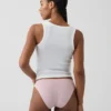 Slip bikini en coton stretch bio ultra-doux