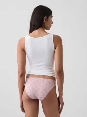 Slip bikini en coton stretch bio ultra-doux