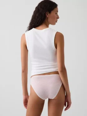 Slip bikini en coton stretch bio ultra-doux
