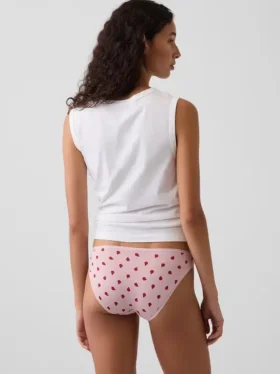 Slip bikini en coton stretch bio ultra-doux