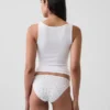 Slip bikini en coton stretch bio ultra-doux