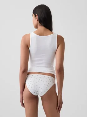 Slip bikini en coton stretch bio ultra-doux