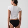 Slip bikini en coton stretch bio ultra-doux