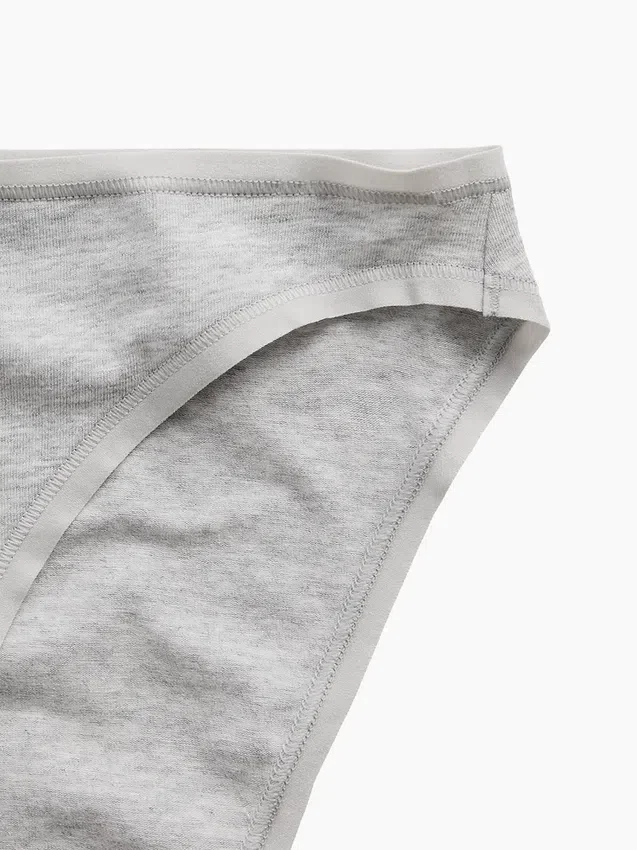 Slip bikini en coton stretch bio ultra-doux