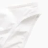 Slip bikini en coton stretch bio ultra-doux