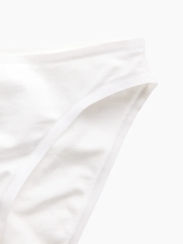 Slip bikini en coton stretch bio ultra-doux