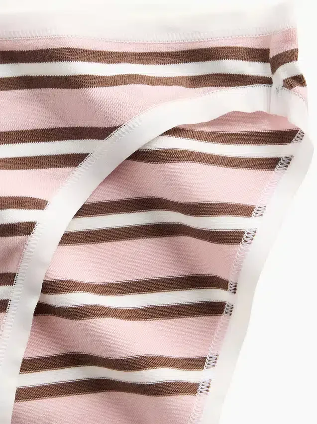 Slip bikini en coton stretch bio ultra-doux