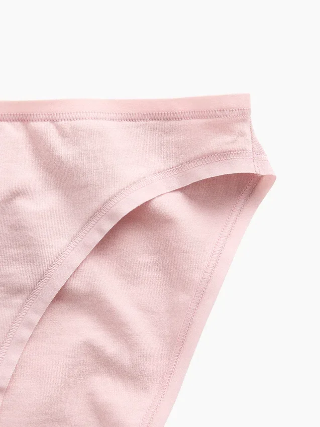 Slip bikini en coton stretch bio ultra-doux