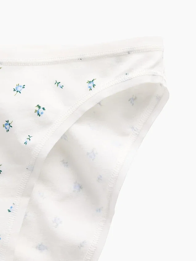 Slip bikini en coton stretch bio ultra-doux