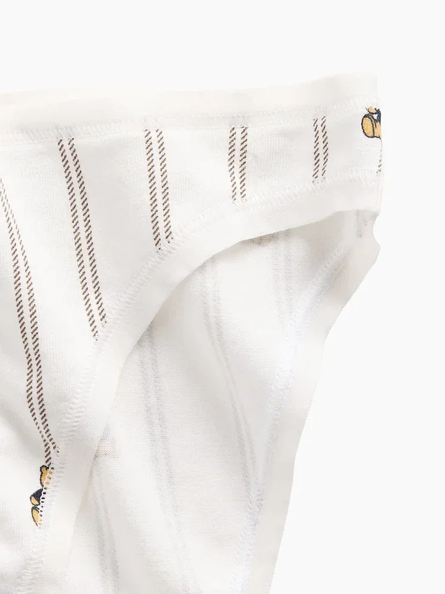 Slip bikini en coton stretch bio ultra-doux