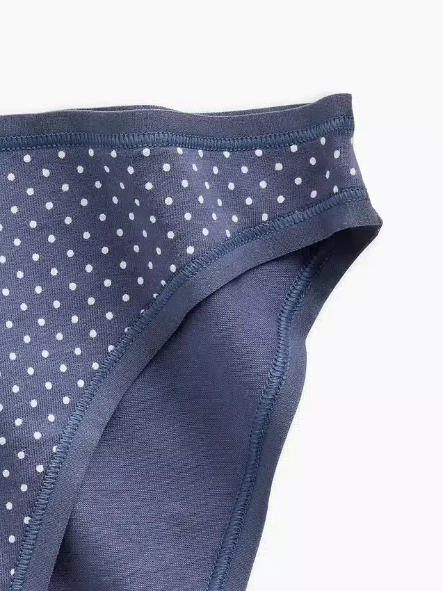 Slip bikini en coton stretch bio ultra-doux