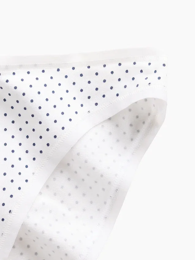 Slip bikini en coton stretch bio ultra-doux
