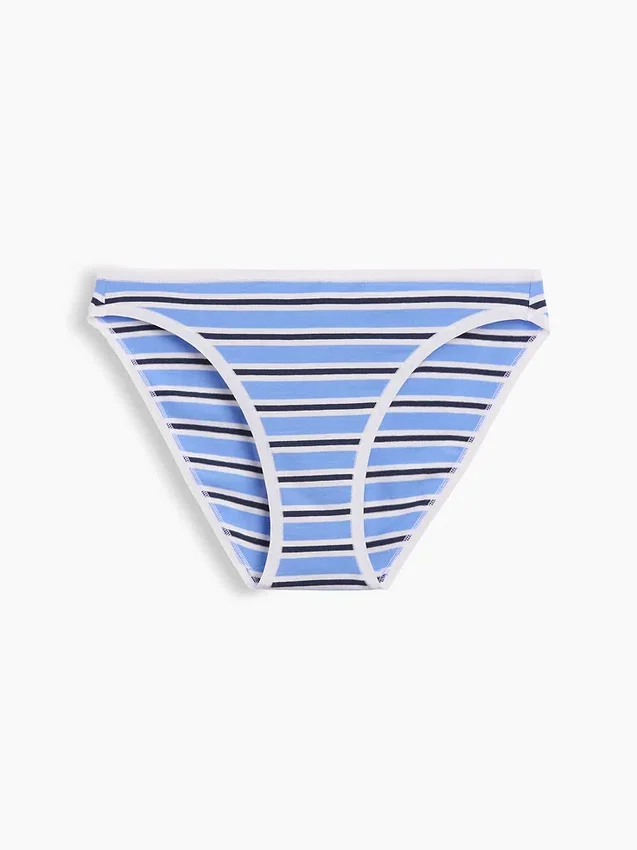 Slip bikini en coton stretch bio ultra-doux
