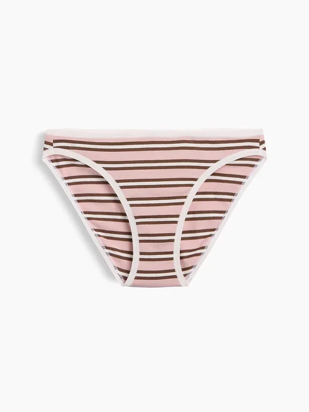 Slip bikini en coton stretch bio ultra-doux