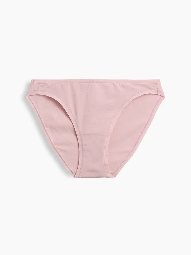 Slip bikini en coton stretch bio ultra-doux