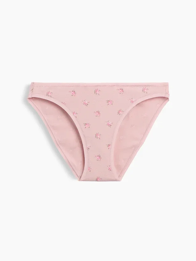 Slip bikini en coton stretch bio ultra-doux