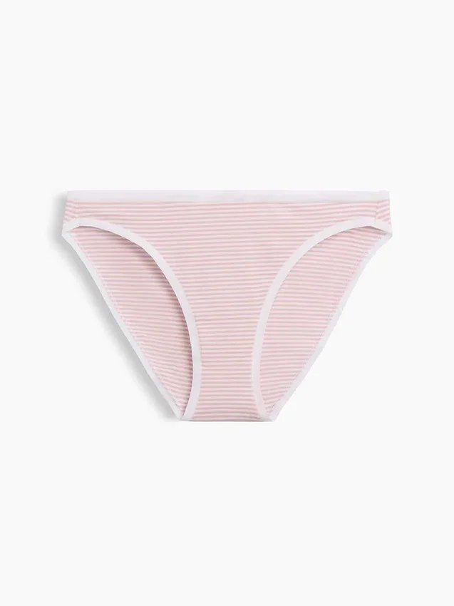 Slip bikini en coton stretch bio ultra-doux