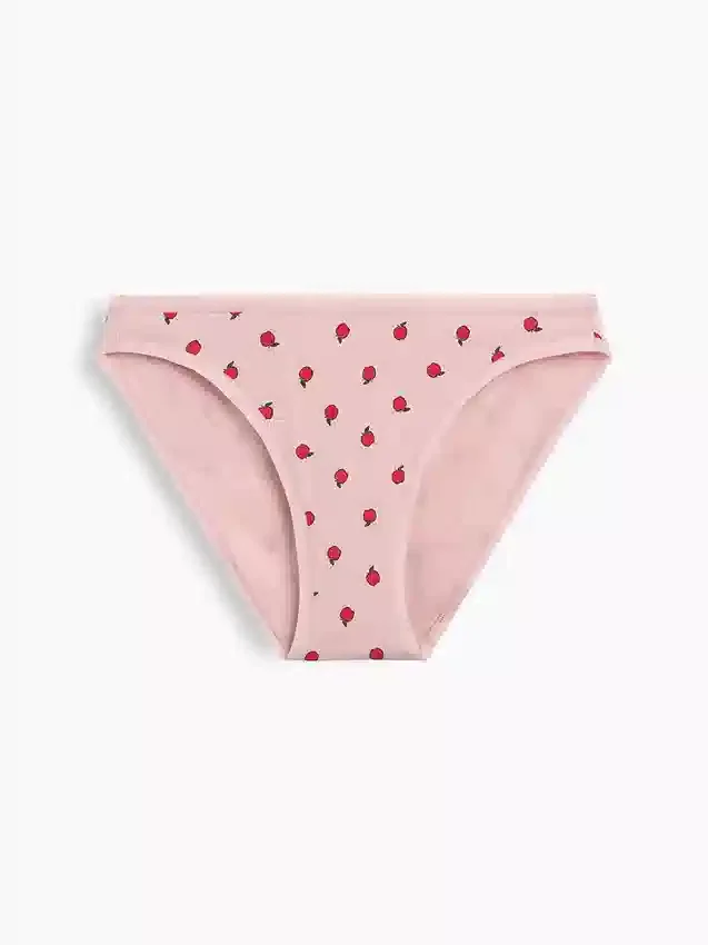 Slip bikini en coton stretch bio ultra-doux